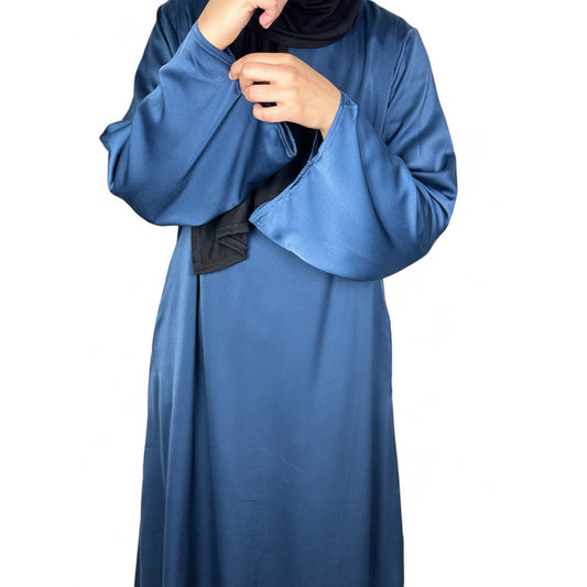 Jamila Abaya in Midnight blue