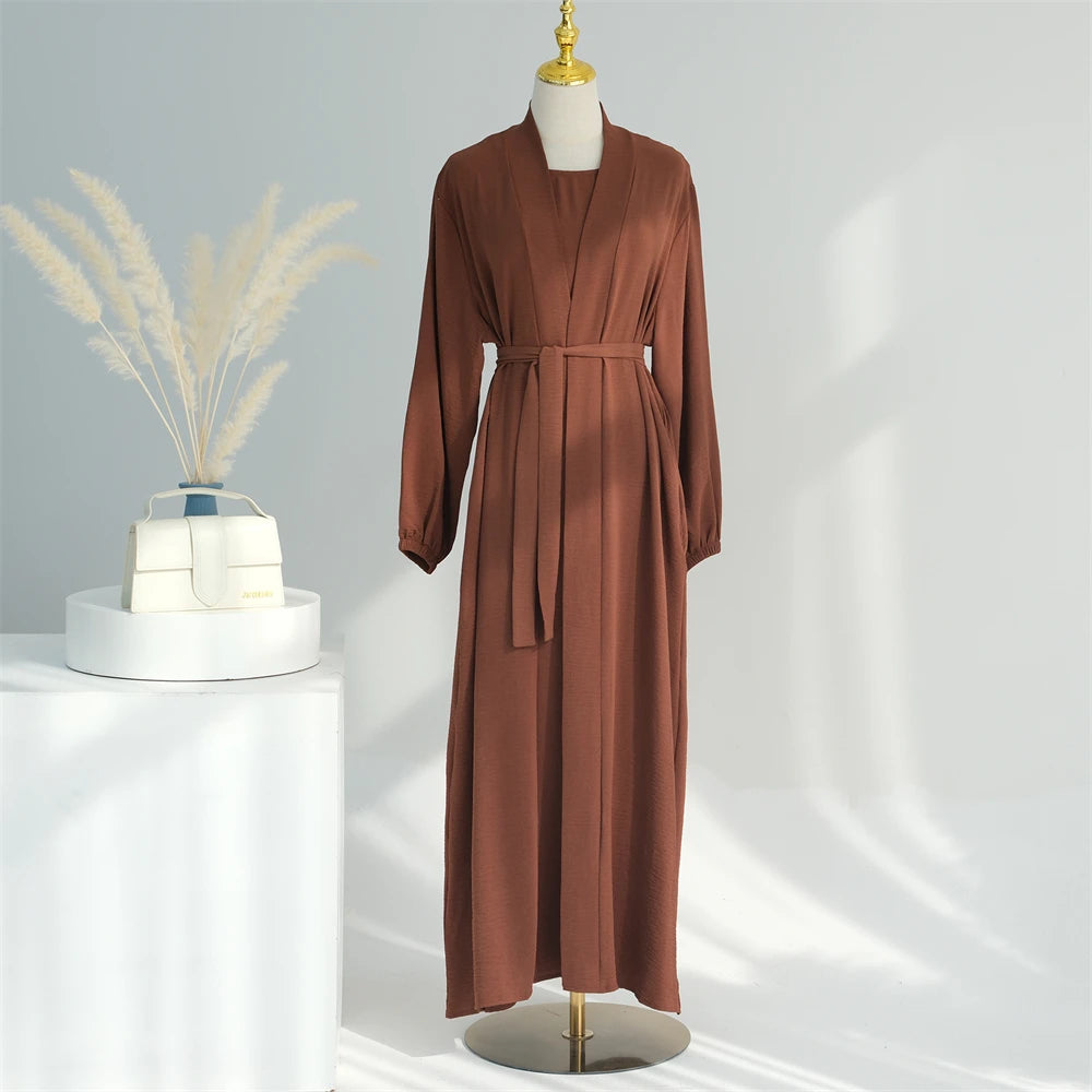 Bushra 3 piece abaya